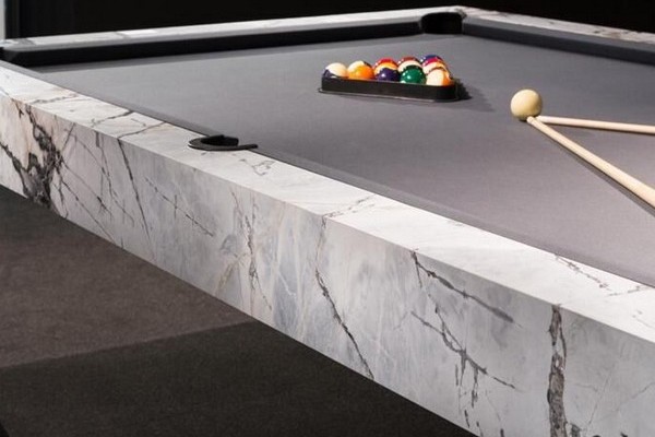 MARBLE POOL TABLE